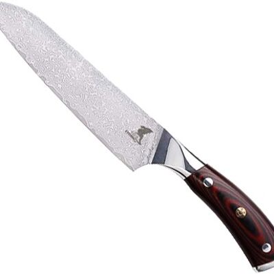 Hiroto Damastmesser - 7" Santoku-Messer