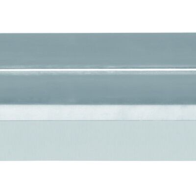 BAKING PLATE WITH FRONT RAIL ALU - 58x20x5cm