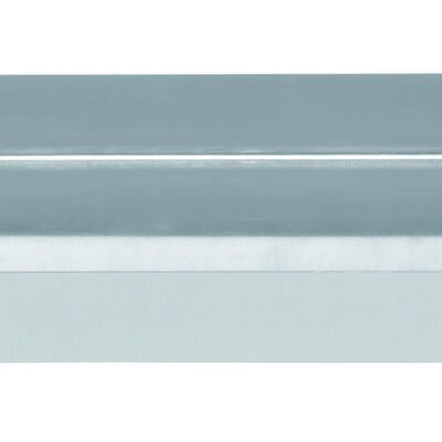 BAKING PLATE WITH FRONT RAIL ALU - 58x40x5cm