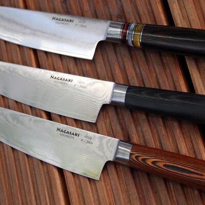 Nagasaki Solingen 8"/20cm Chef's Knife - brown