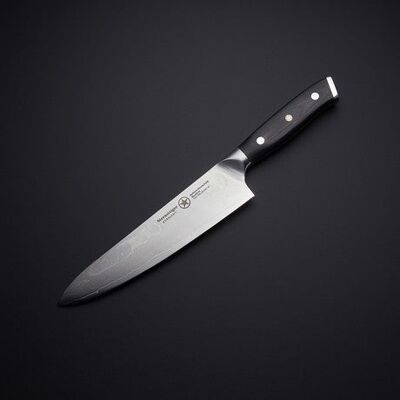 Coltello da chef Sternsteiger Damasco - acciaio damasco giapponese VG-10 - SERIE SPITZEN-STERN GOLD - g10