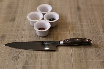 Couteau de chef Sternsteiger Titanium Series 8"/20 cm + couteau d'office 3,5"/10 cm 3