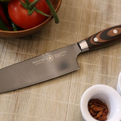 Sternsteiger Titanium Series 7"/18cm Santoku Knife + 3.5"/10cm Paring Knife