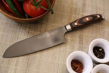 Couteau Santoku Sternsteiger Titanium Series 7"/18cm 1