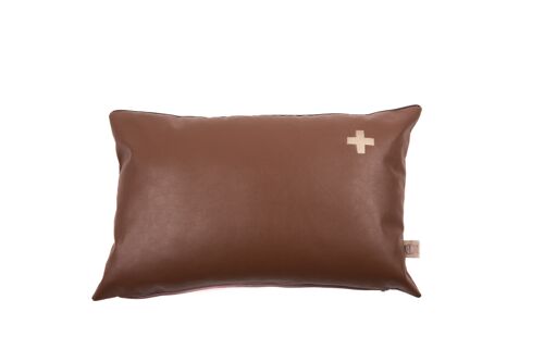 Cushion COVER Sky Leather Brown