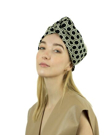 Turban Satin de soie 70's - Large 2