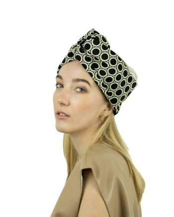 Turban Satin de soie 70's - Large 3