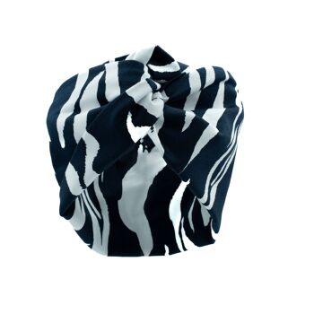 Turban Coton Zebra - Large 1