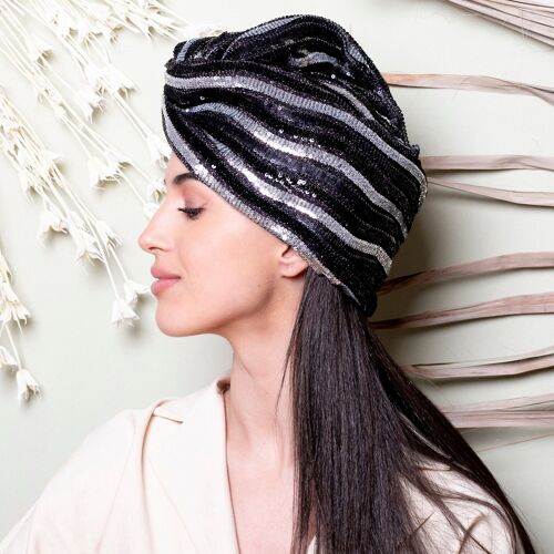 Turbans Deluxe Sequins - LARGE