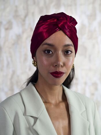 Turban Velours Rouge - medium 2