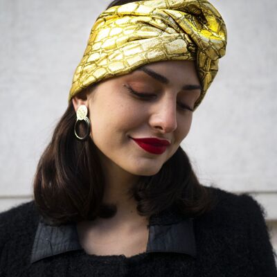 Gold Snake Turban - LARGE