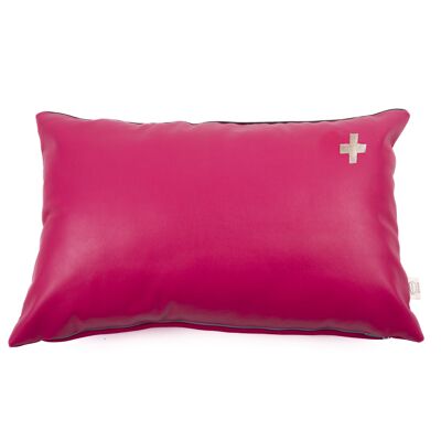 Fodera per cuscino Sky Leather Funky Pink 40/60 cm