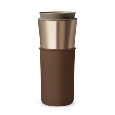 Metallic Fir Travel Mug - Mocha 450mL