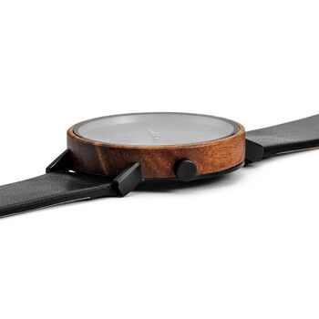 James 2.0: Bois de Noyer - Apvelskin Noir 42mm (Vegan) 4