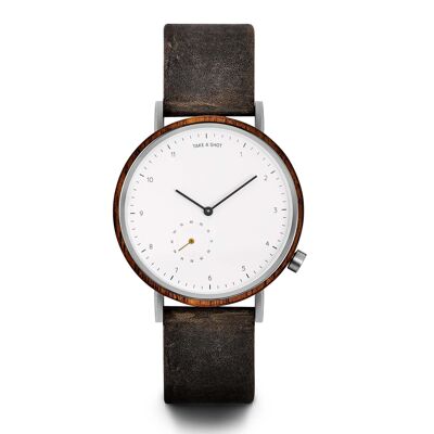 George: walnut wood 42mm