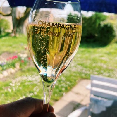 Champagnerflöten-Duo: Champagner bitte