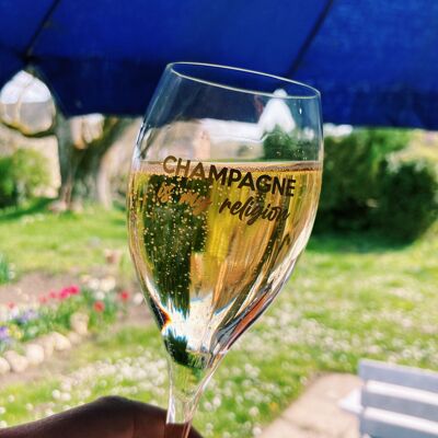 Champagne Flute Duo: Lo champagne è la mia religione