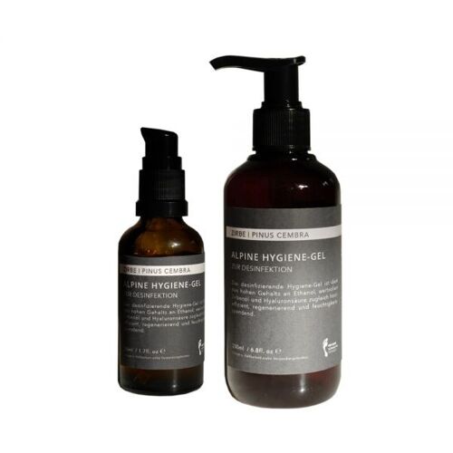 ALPINE HYGIENE-GEL | 2 er Set | hochwirksame, pflegende Handdesinfektion