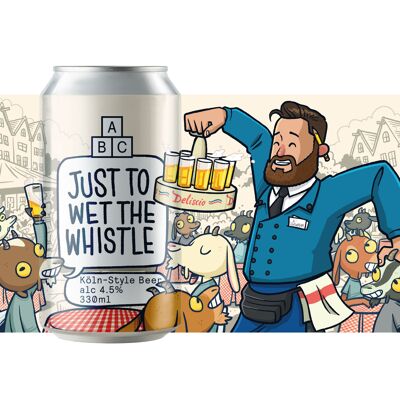 Juste pour mouiller le sifflet - 4,5 % de bière de style Cologne