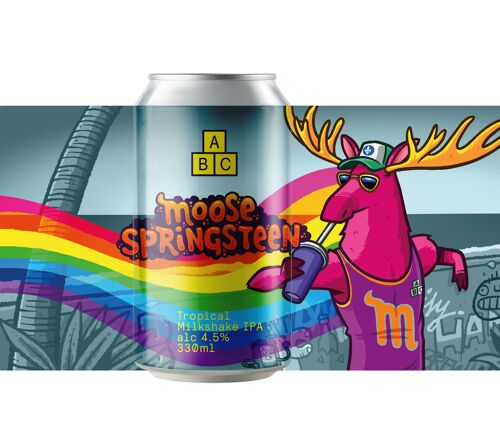 Moose Springsteen - 4.5% Tropical Milkshake IPA