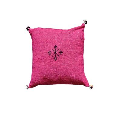 Coussin Marocain Rose en Coton