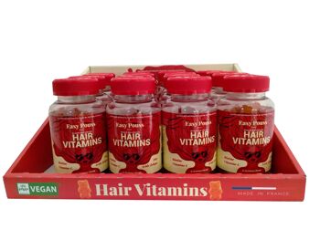 Gummies - EASY POUSS - Pack Hair Vitamins 16 boites de 30 gummies 2