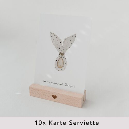 Osterkarte serviette