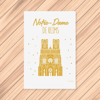 Cartolina di Nostra Signora di Reims