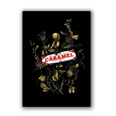 CARAMEL WAFER SCOTTISH ART PRINT