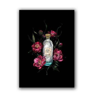 HARRIS GIN SCOTTISH ART PRINT