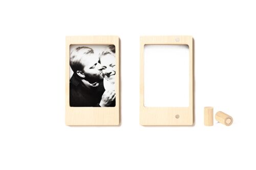 2 pack retroframe size 'S' - Mini Instax standing - maple