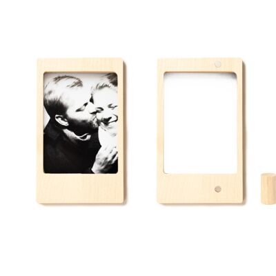 2 pack retroframe size 'S' - Mini Instax standing - maple