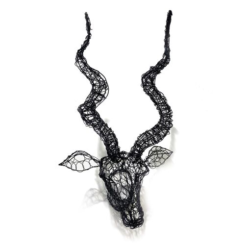 Black Kudu Head - Wall Decoration