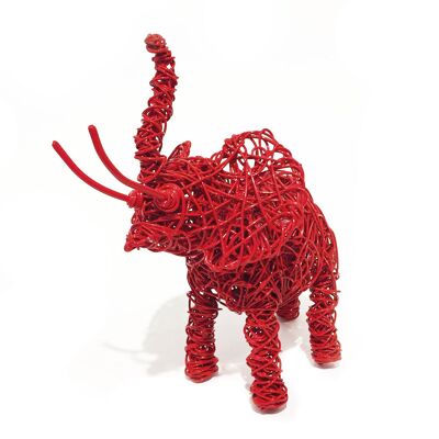 Elefante rojo