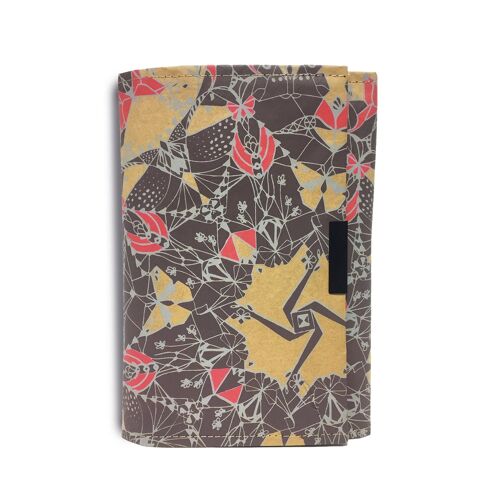 Notebook organizer - Scarlet & Frost Moths