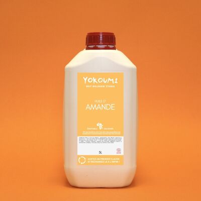 Organic Sweet Almond Oil in Bulk | 5 Liters