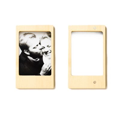 2 pack retroframe size 'S' - Mini Instax hanging - maple