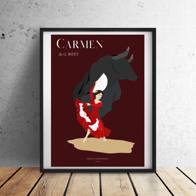 Affiche Carmen - format A3