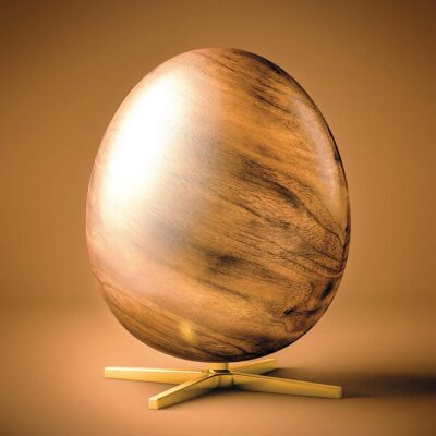 Ægget plakat – Ægget figuren – Brun - 30x40 cm
