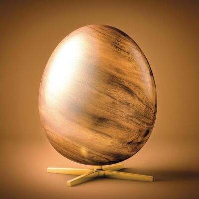 Ægget plakat – Ægget figuren – Brun – Tværformat - 50x70 CM.