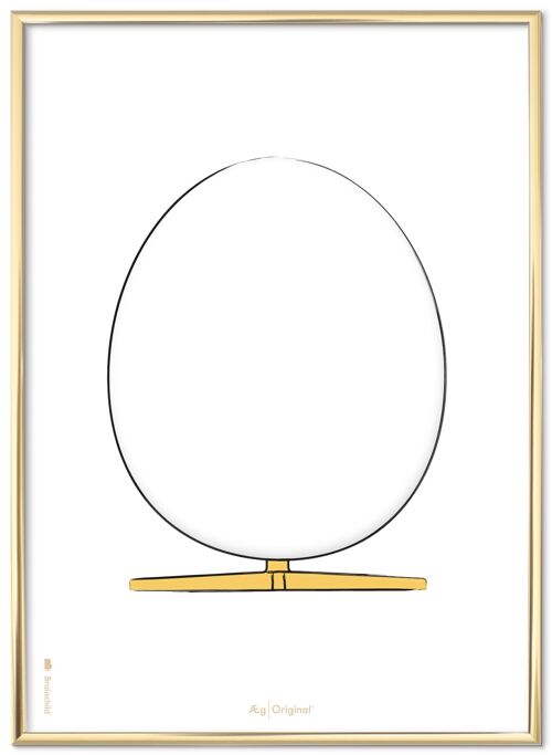 Ægget plakat – Designskitse - 50x70 CM.