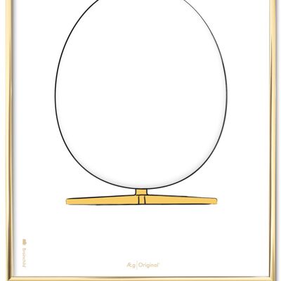 Ægget plakat – Designskitse - 50x70 CM.