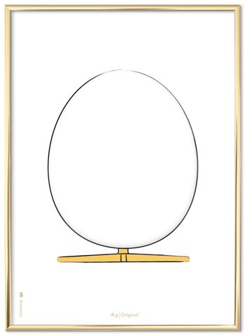 Ægget plakat – Designskitse - 70x100 CM. 1