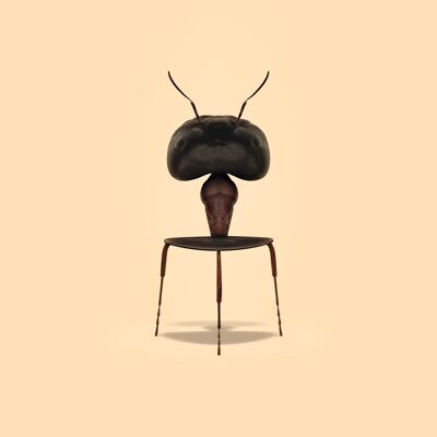 Myren plakat – Sandfarvet baggrund – Klassisk – A5