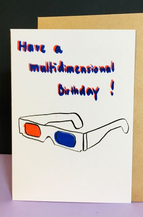 Karte Multidimensional Birthday