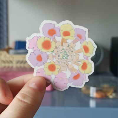 Sticker fleur Lantana