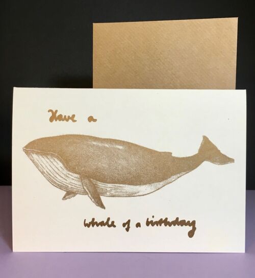 Karte Whale Of A Birthday