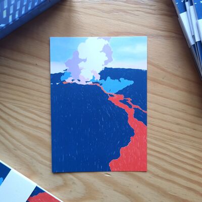 Carte postale volcan Islande : Fagradaksfjall