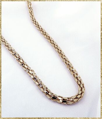 Collier Amazonia or blanc 1