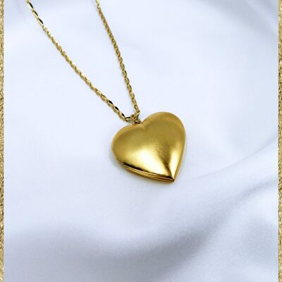 Secret heart necklace55 cm